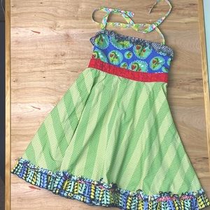 Matilda Jane Limeade Ellie Roundabout Dress. Size 8
